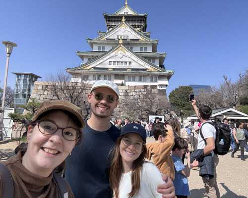 Joyful Moments at Osaka Castle