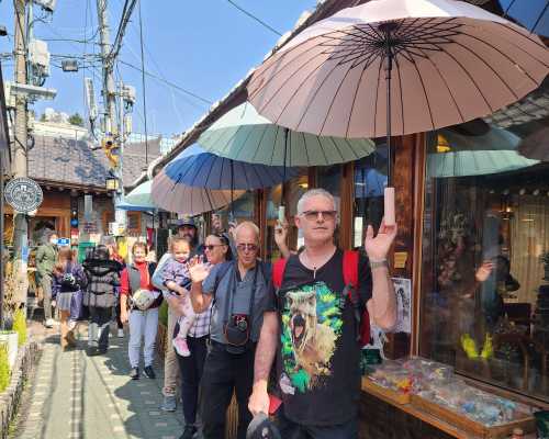 Strolling Through Sunlit Alleys