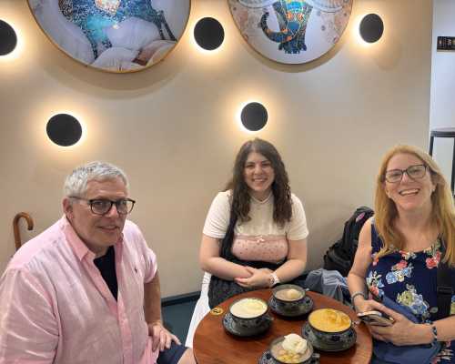 Joyful Moments in a Cozy Café