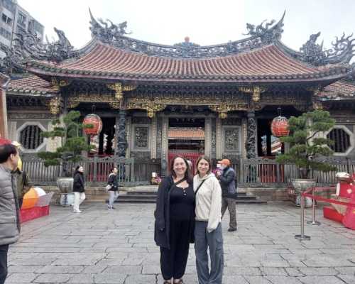 Glimpse into Tradition: A Moment at the Temple