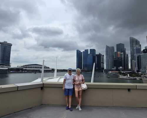 Cloudy Horizons: A Stroll through Singapore's Skyline