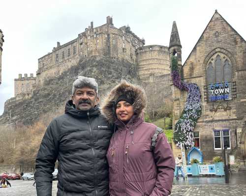 Winter Memories Beneath the Castle