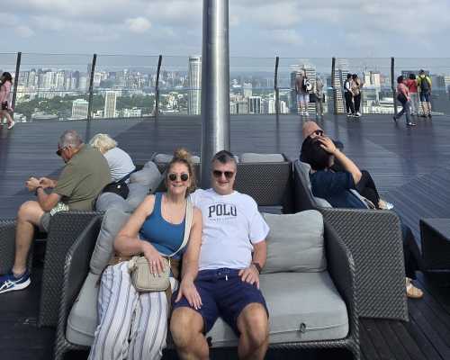 Sky-high Serenity: Relaxing on a Rooftop Paradise