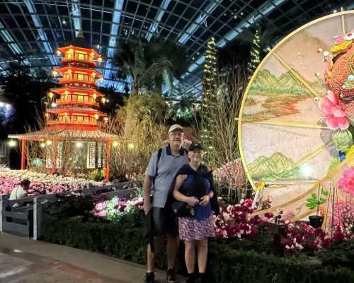 Enchanting Evening in a Floral Wonderland