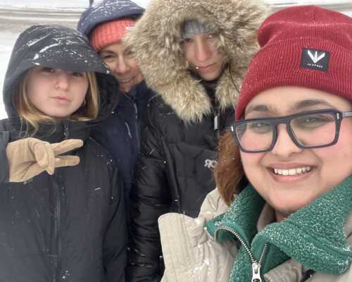 A Winter Wonderland Selfie Adventure