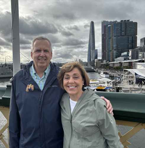 Smiles Over Sydney Skyline
