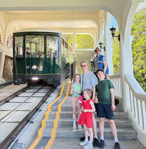 A Family Adventure Awaits: Boarding the Mountain Tram