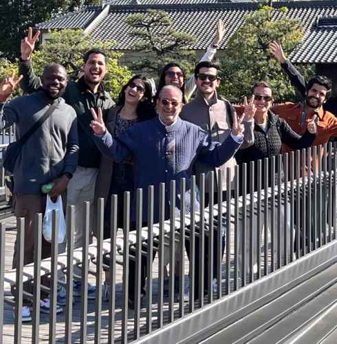 Joyful Bridges: Connecting Hearts on a Sunlit Day