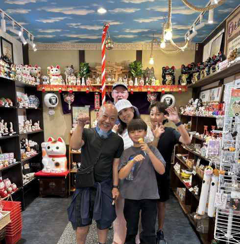 Cherished Moments Among Lucky Cats