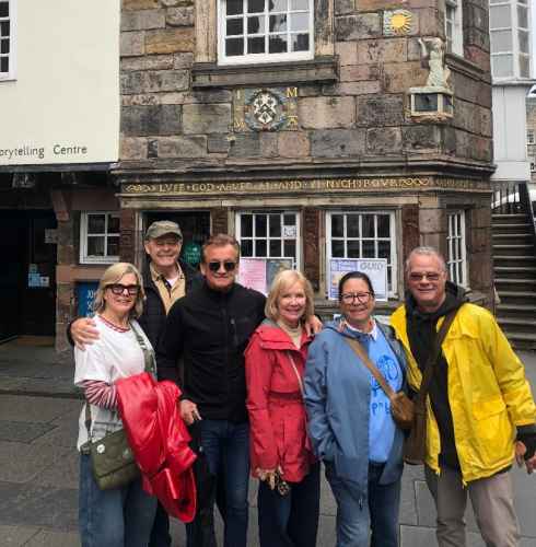 Smiles and Stories at a Timeless Landmark