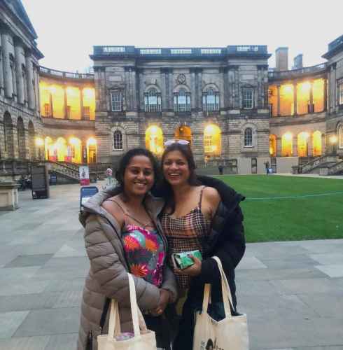 Kindred Spirits Under a Golden Sky