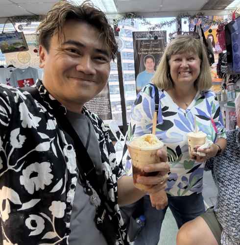 A Joyful Gathering: Sharing Smiles and Sweet Treats