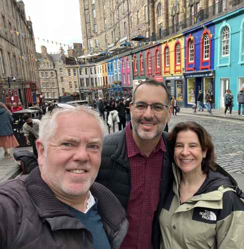 Colors and Smiles on the Cobblestones