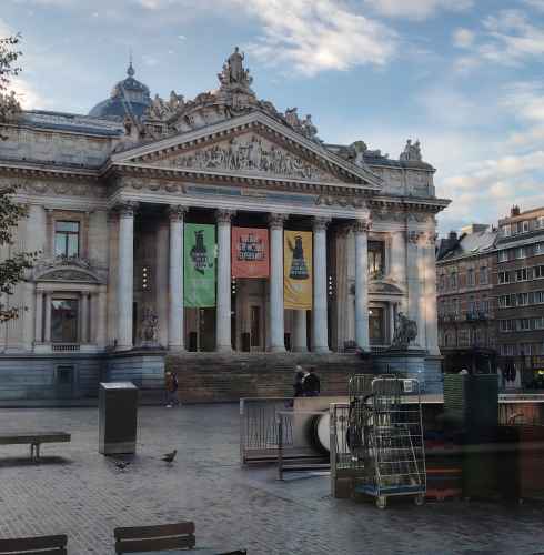 Tranquil Morning in the Heart of Brussels