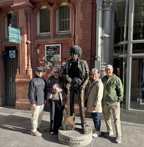 Rock Legends Unite: A Snapshot with a Musical Icon