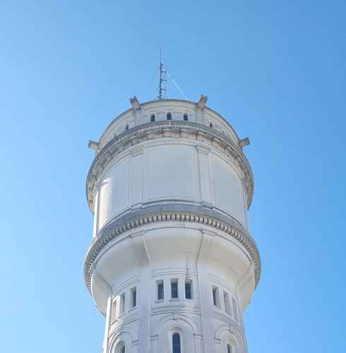 Towering Elegance Under a Blue Sky