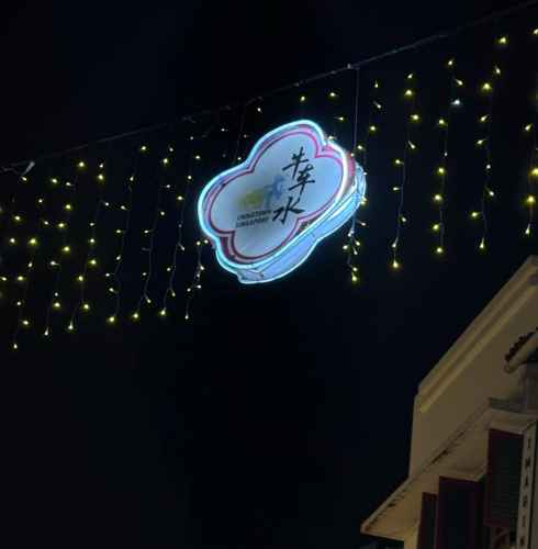 Twinkling Dreams in Singapore's Chinatown Night