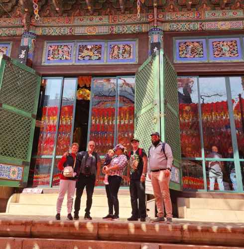 A Colorful Welcome: Exploring Ancient Temples Together