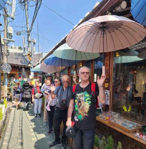 Strolling Through Sunlit Alleys