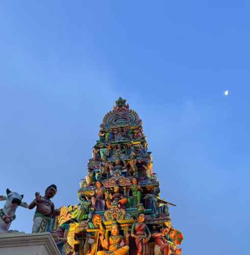 Glimmering Twilight at the Temple