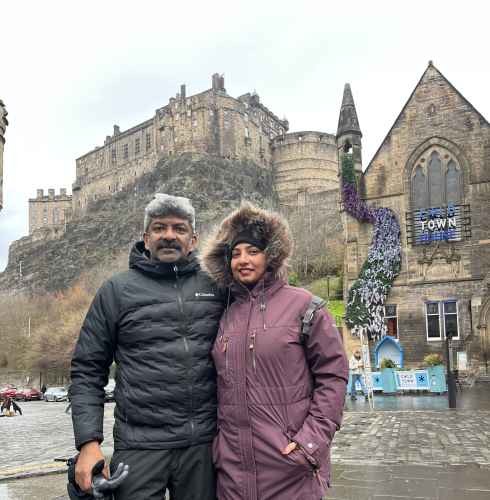 Winter Memories Beneath the Castle