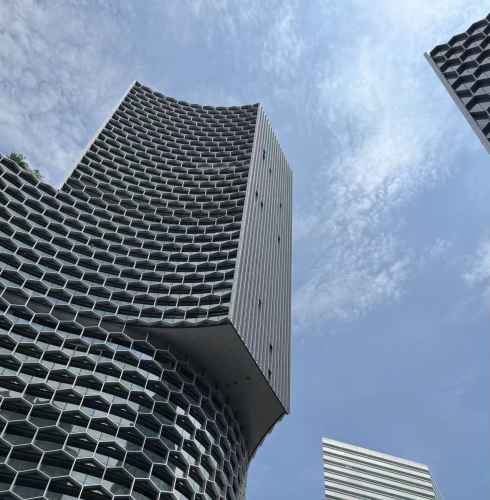 Skyward Symphony: The Dance of Geometric Giants