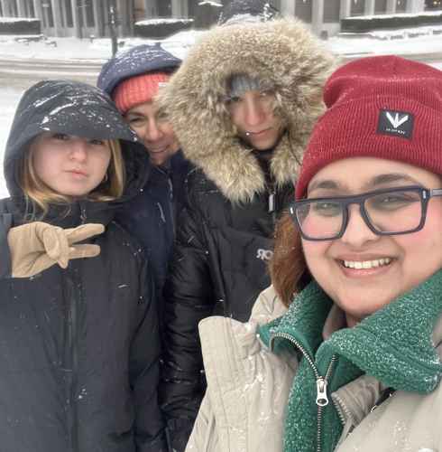 A Winter Wonderland Selfie Adventure