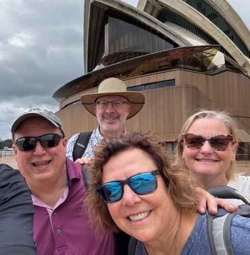 Adventure Awaits: A Joyful Gathering by the Opera House