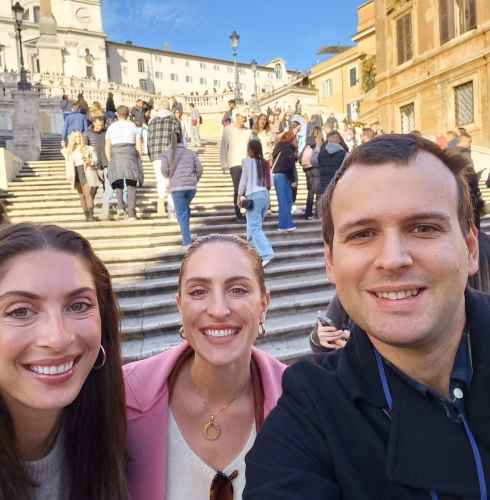 Smiles in the Sunlight: A Day at the Iconic Steps
