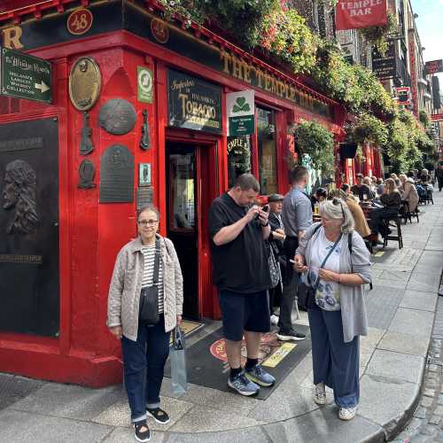 Visitors Enjoying Vibrant Moments at The Temple Bar