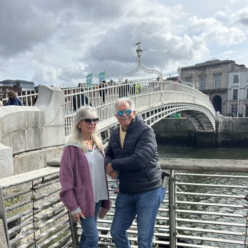 Captured Joy Under Cloudy Skies