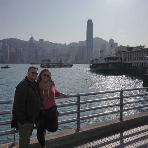 Sunlit Stroll by the Harbor
