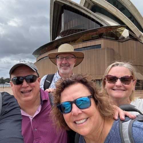 Adventure Awaits: A Joyful Gathering by the Opera House