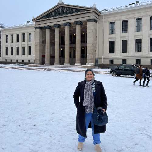 Winter Welcome at the Grand Facade