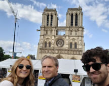 Admiring Gothic Grandeur at Notre-Dame