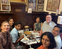 Gathered around the table for a feast of flavors, laughter, and Spanish culinary magic
