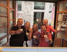 Gelato memories with new friends