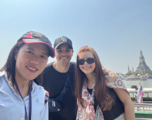 Riverside temple adventure in Asia