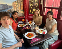 Savoring Every Bite of a Cozy French Meal