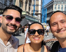Sunlit Smiles in the Heart of Brussels