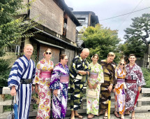 Colorful Moments in Traditional Kimono