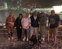 A night to remember – soaking in the sparkle of the skyline with great company.