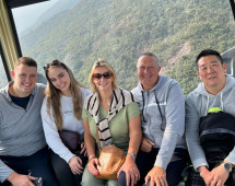 High above the hustle, discovering breathtaking views with those who matter most.