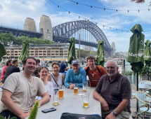 Sharing laughs and local flavors with new friends