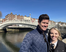 Joyful Moments at the Iconic Ha'penny Bridge