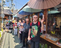 Strolling Through Sunlit Alleys