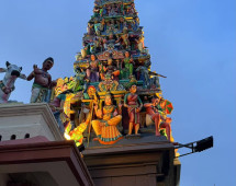 Glimmering Twilight at the Temple