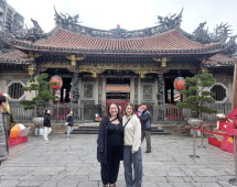 Glimpse into Tradition: A Moment at the Temple