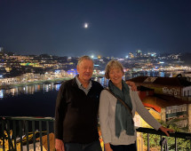 Moonlit Stroll with a View