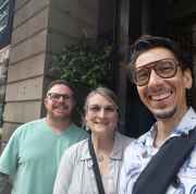 Cherishing a lighthearted moment on a sunny Mexico City day.